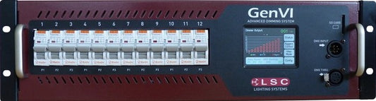 LSC GenVI Rackmount Dimmer/Distribution 12Ch x 16A