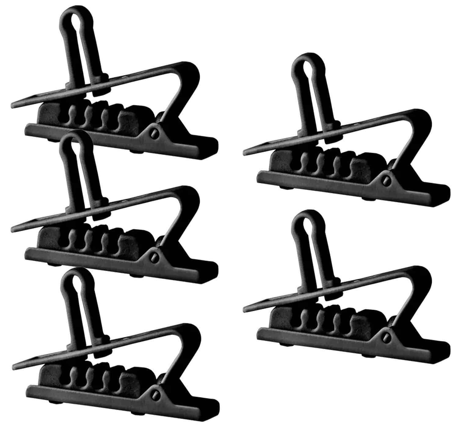 Microlitte Pack AKG 6500H00390 / H2 Croco Clips (5 Pack) for MicroLite Microphones - Black
