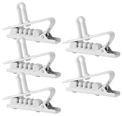 AKG 6500H00400 / H2 Croco Clips (5 Pack) for MicroLite Microphones - White - PSSL ProSound and Stage Lighting