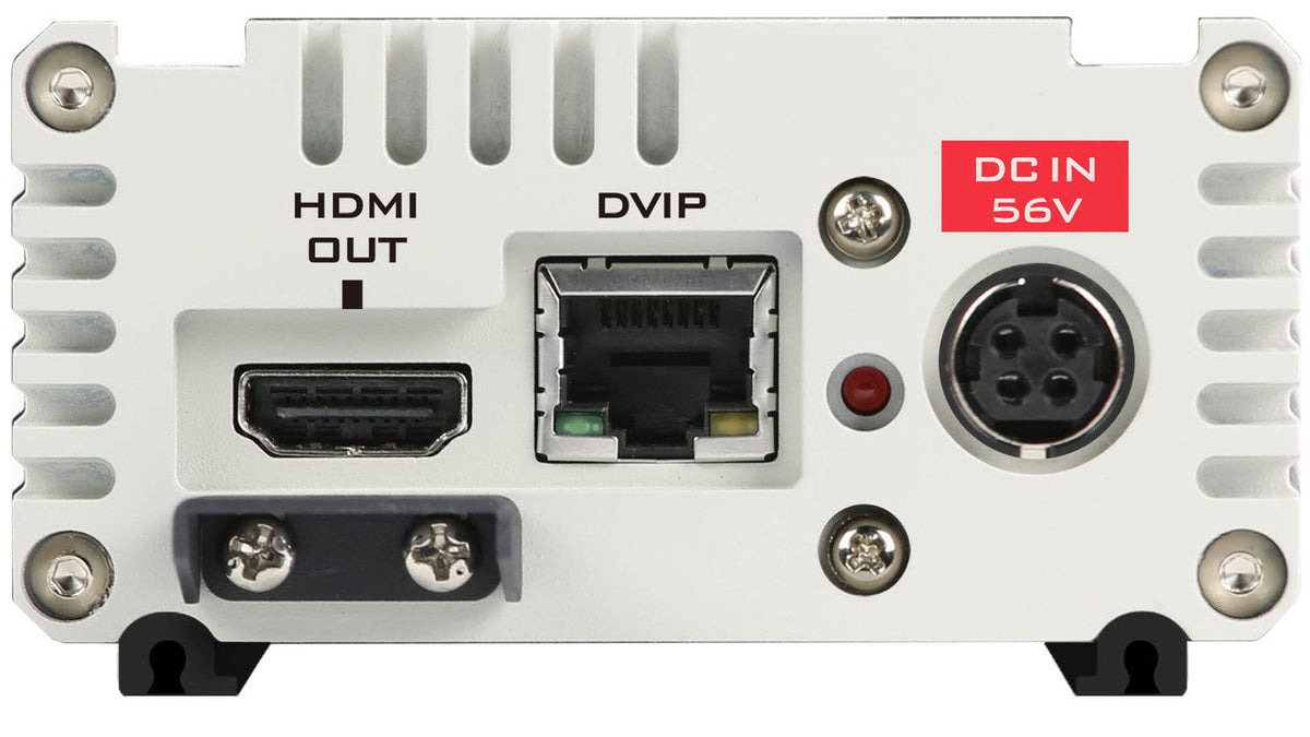 Datavideo HBT-12 4K30p HDBaseT Receiver. Comes with 56v power supply. Supports up to 100m. Works with HBT-5 and PTR-10T.