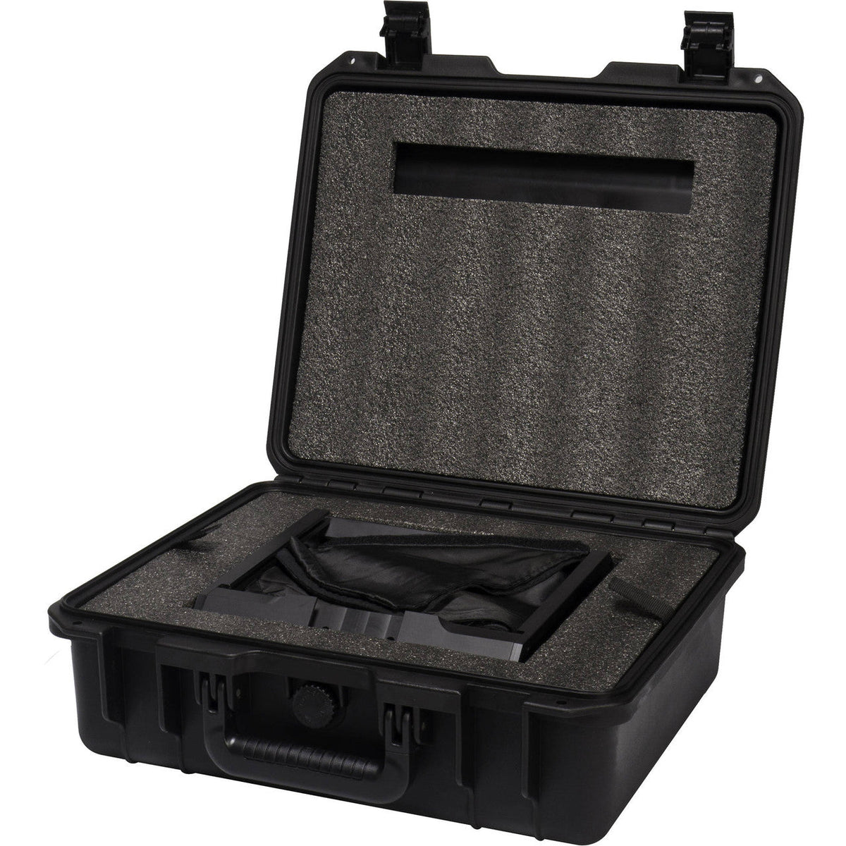 Datavideo HC-300 Carry case for all models of the TP-300. It is a water/dust resistant case. It includes precut diced foam. Dimensions: 16.9" x 14.9" x 6.1"