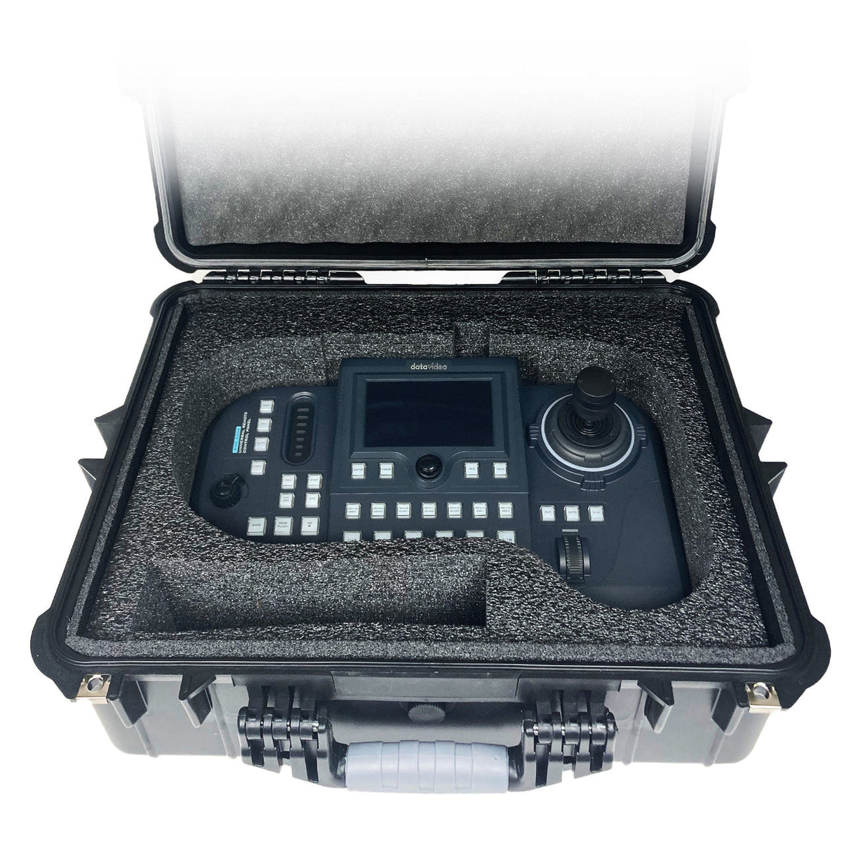 Datavideo HC-GO-300 Water/dust resistant high impact case. Includes Precut foam that fits RMC-300A controller.