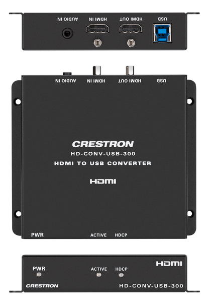 Crestron HD-CONV-USB-300 USB Converter with HDMI and Analog Audio Input