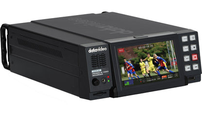 Datavideo HDR-80 4K ProRes Recorder with a touch screen panel for monitoring and operating (Desktop Model)