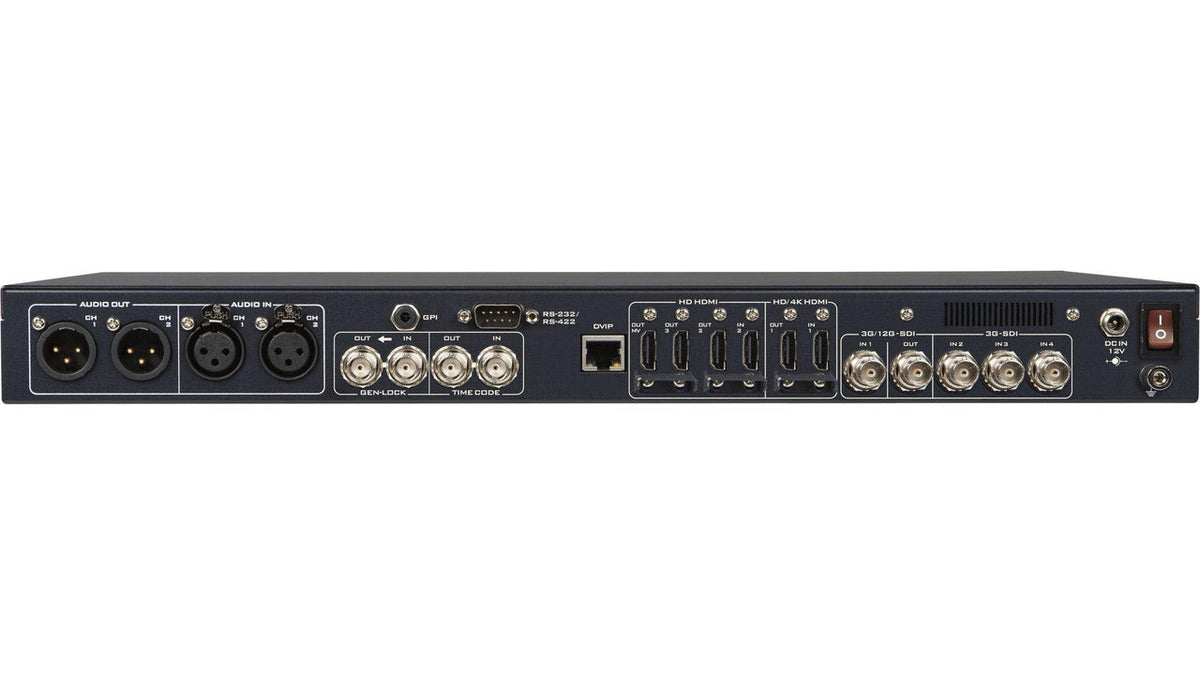 Datavideo HDR-90 4K ProRes Recorder with a touch screen panel for monitoring and operating (Rack Mount Model)