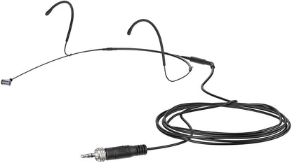 Sennheiser HEADMIC 4 BK 3-PIN Polarized Condenser Headmic with Cardioid Pick-Up - PSSL ProSound and Stage Lighting