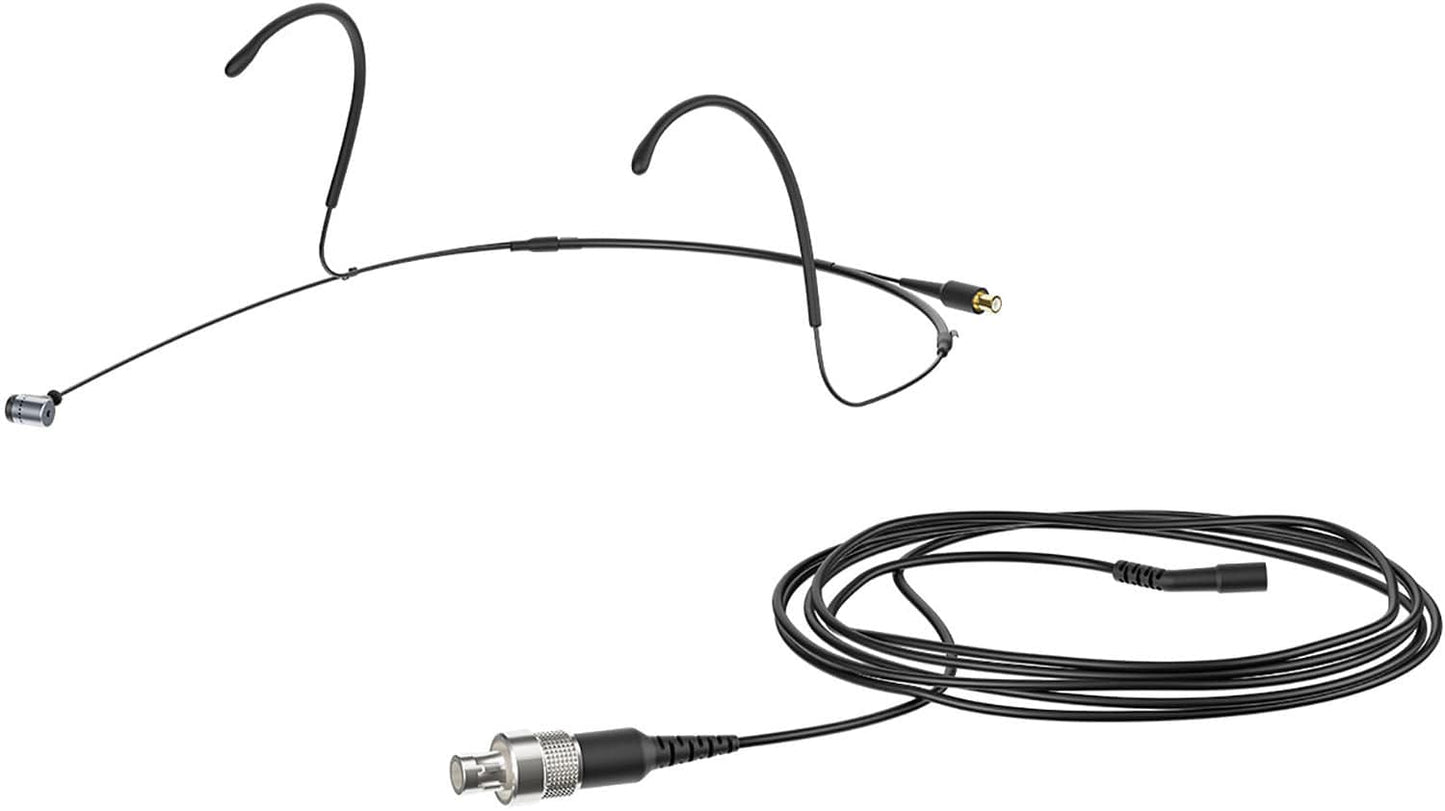 Sennheiser HEADMIC 4 BK 3-PIN Polarized Condenser Headmic with Cardioid Pick-Up - PSSL ProSound and Stage Lighting