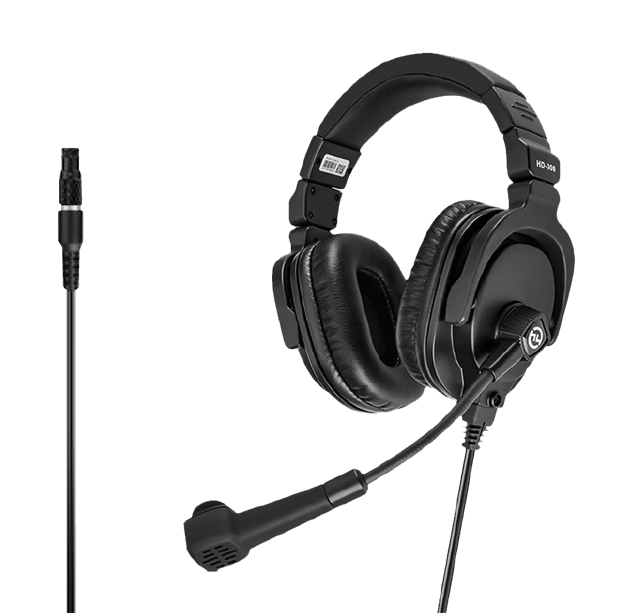 Hollyland HL-DH-8PIN-01 Professional LEMO Dynamic Double-Sided Headset for Syscom 1000T & Solidcom M1