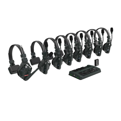 Hollyland HL-Solidcom C1-8S without Hub Hollyland Solidcom C1 Full Duplex Wireless Intercom System with 8 headsets;