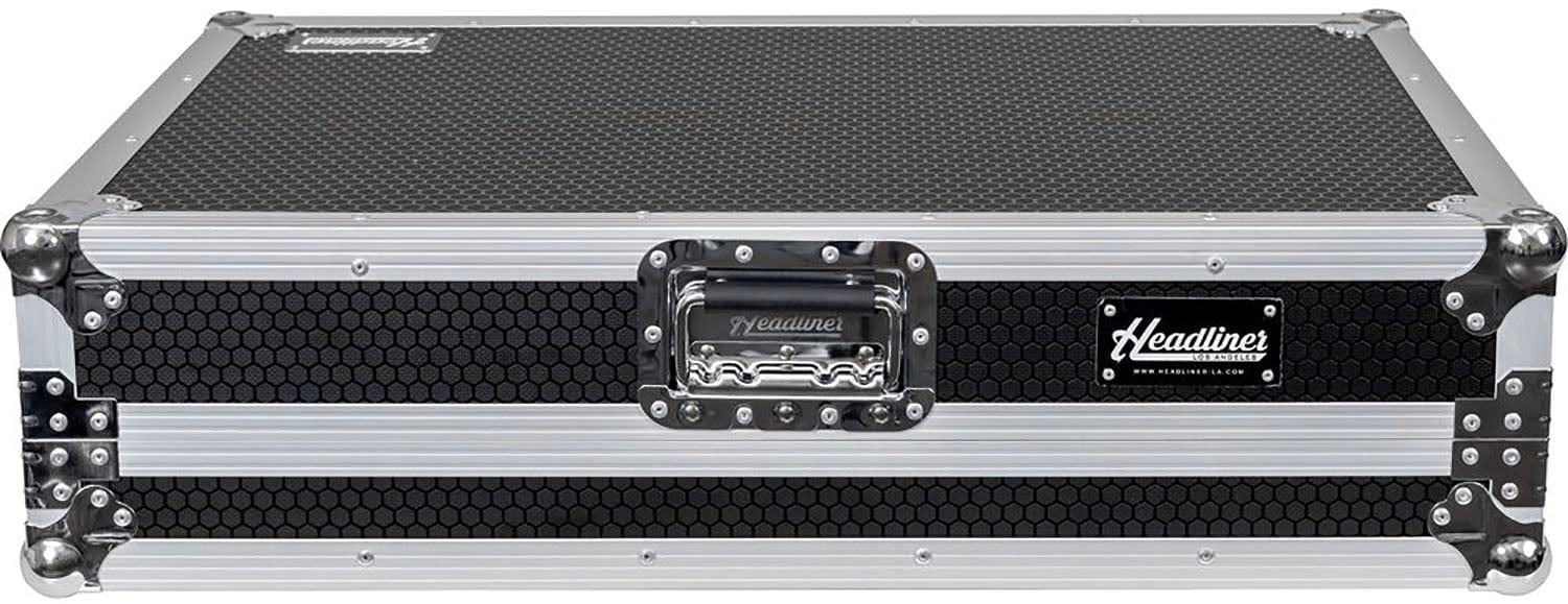 Headliner HL10017 Flight Case for DDJ-REV5 with Laptop Platform - Silver on Black - PSSL ProSound and Stage Lighting