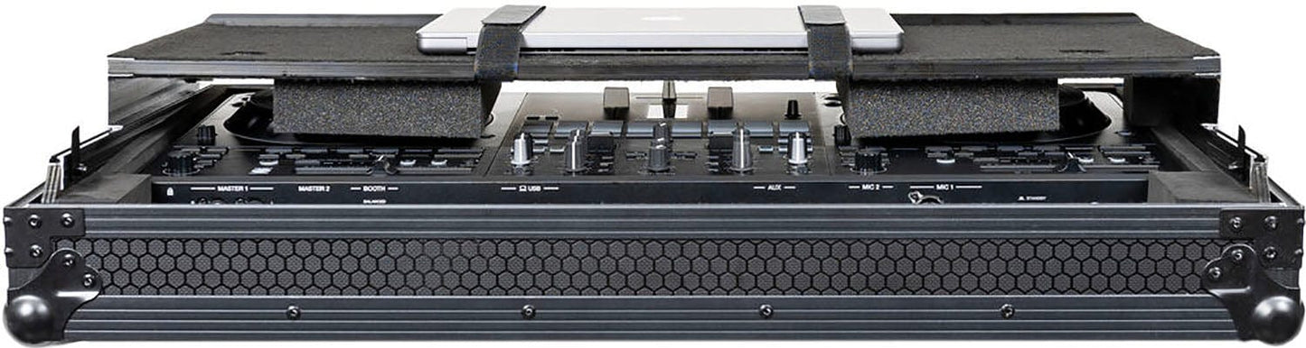 Headliner HL10018 Flight Case for DDJ-REV5 with Laptop Platform - Pitch Black - PSSL ProSound and Stage Lighting