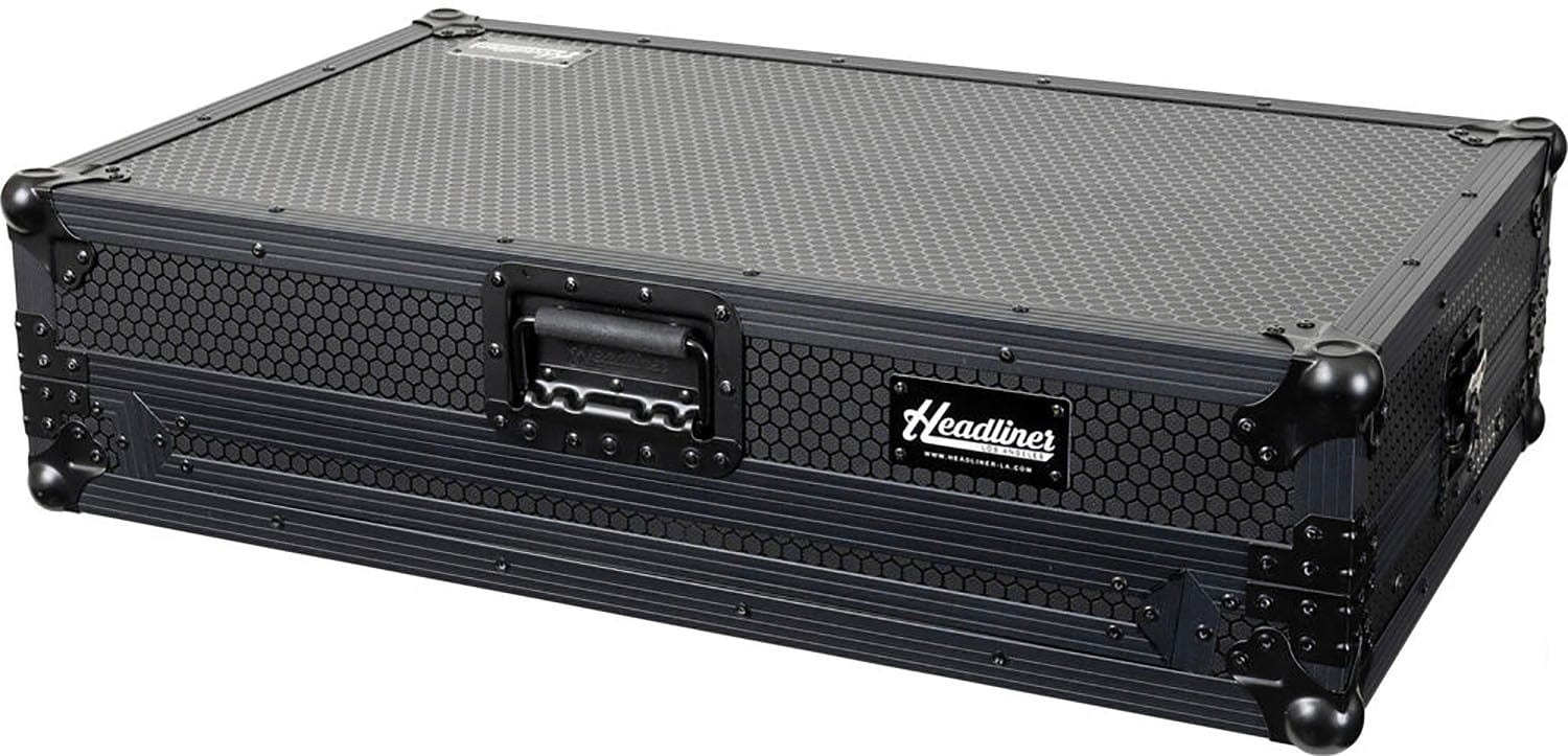 Headliner HL10018 Flight Case for DDJ-REV5 with Laptop Platform - Pitch Black - PSSL ProSound and Stage Lighting