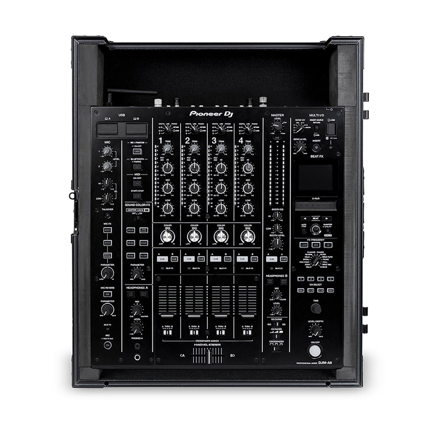 Headliner Pitch Black Flight Case for Pioneer DJ DJM-A9 - PSSL ProSound and Stage Lighting