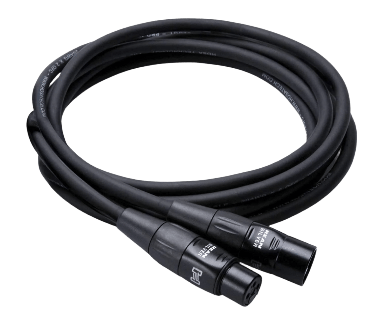 Hosa HMIC-050 Câble micro Pro 50 pieds Rean XLR (F) vers XLR (M) 20 AWG