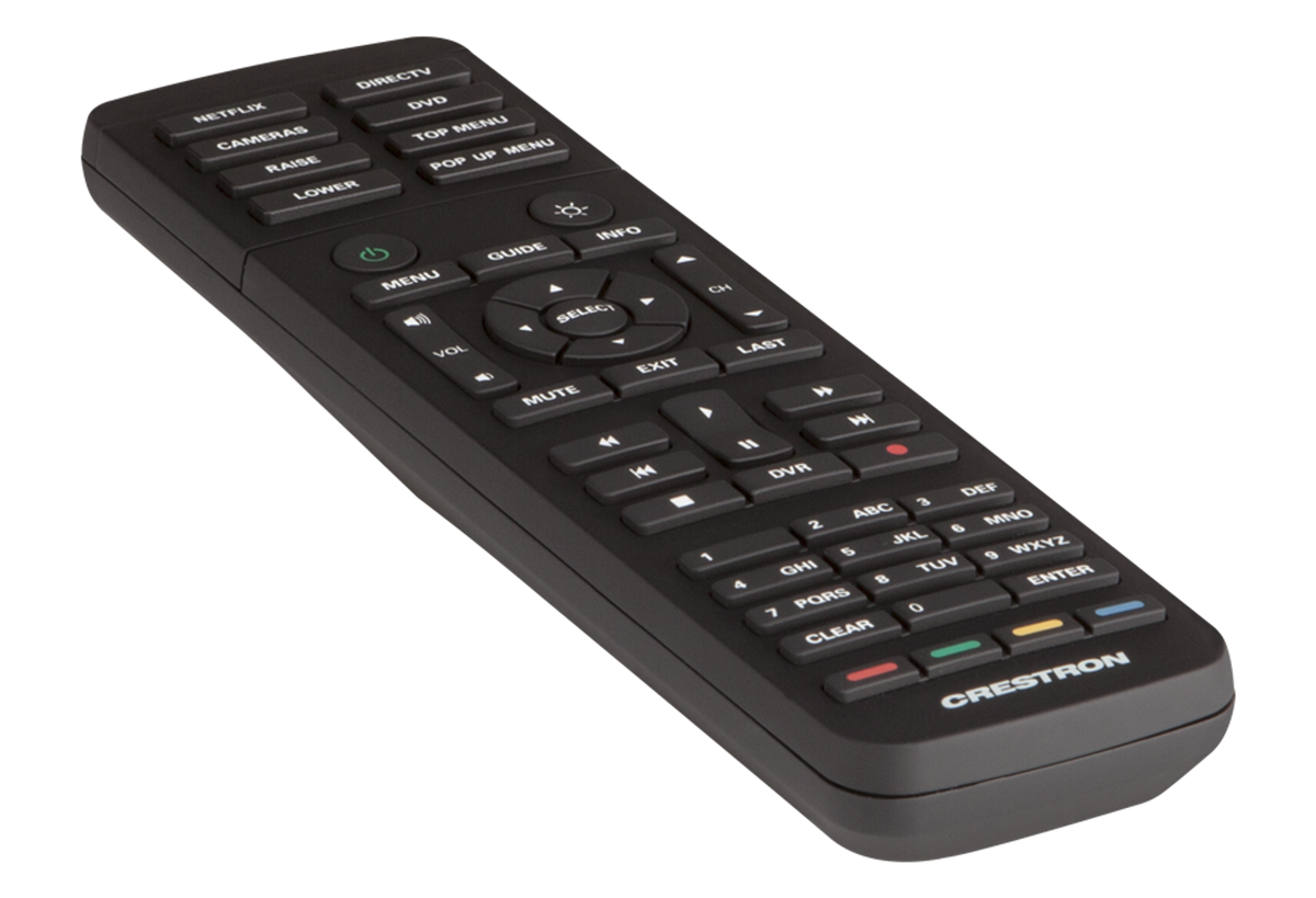 Crestron HR-150-B Handheld Remote, 50 Button, Black