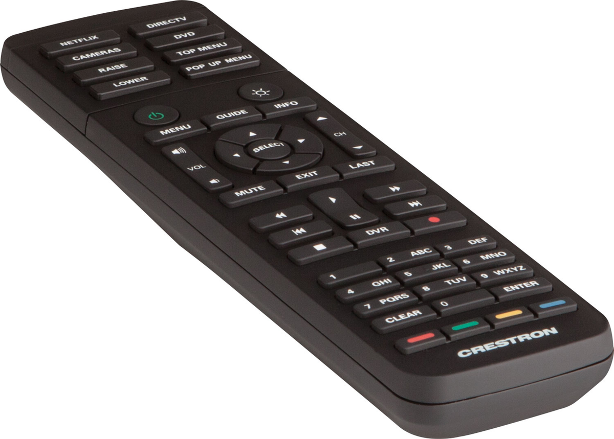 Crestron HR-150-B Handheld Remote, 50 Button, Black