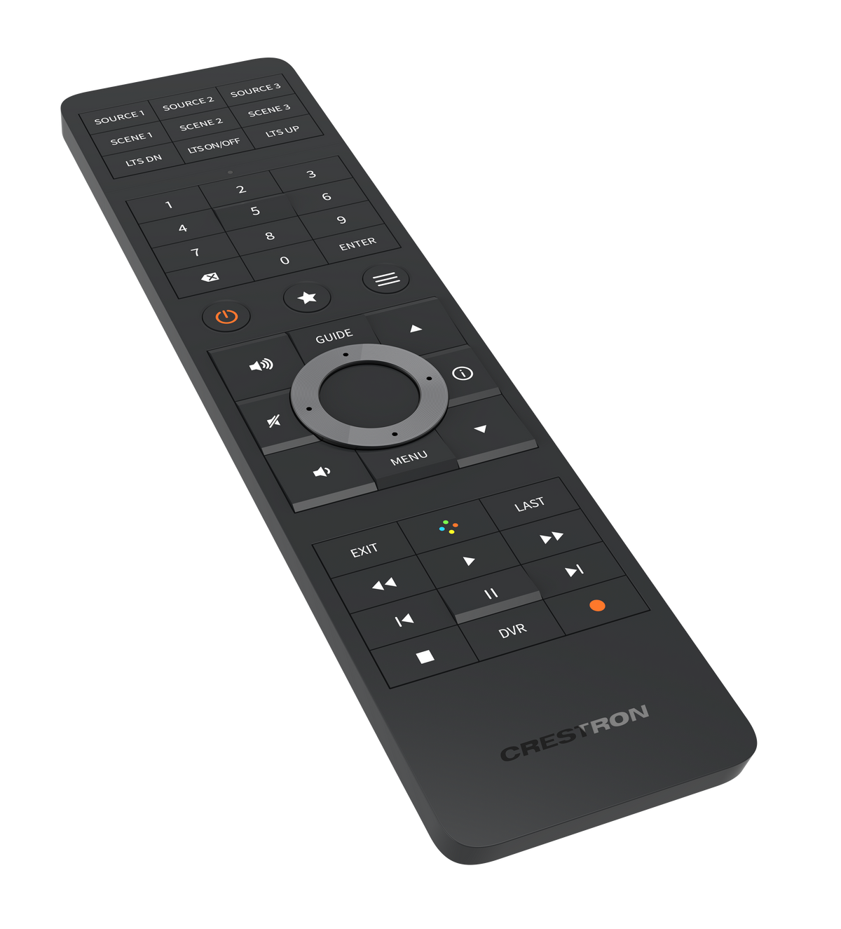 Crestron HR-310-B Handheld Remote, US and Canada, Black