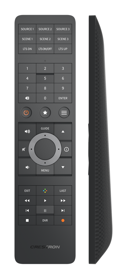 Crestron HR-310-B Handheld Remote, US and Canada, Black