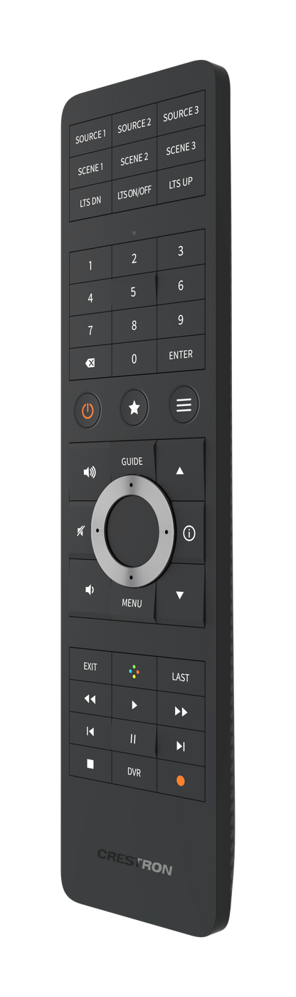Crestron HR-310-B Handheld Remote, US and Canada, Black