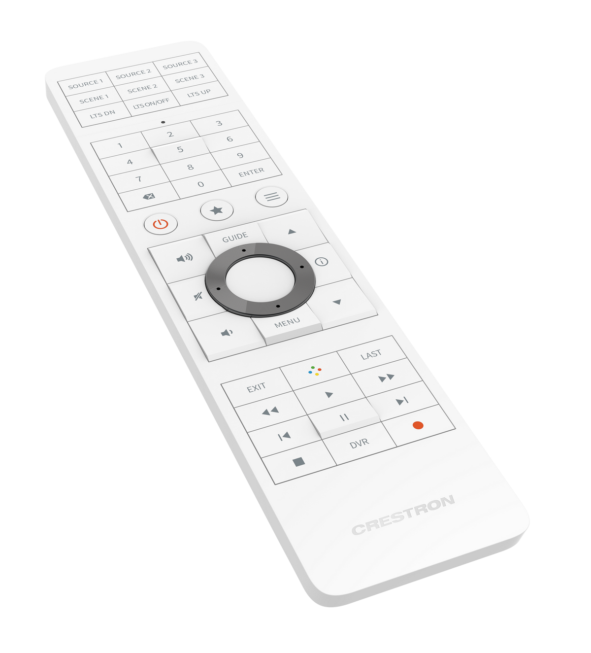 Crestron HR-310-W Handheld Remote, US and Canada, White