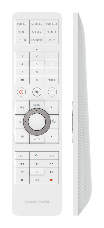 Crestron HR-310-W Handheld Remote, US and Canada, White