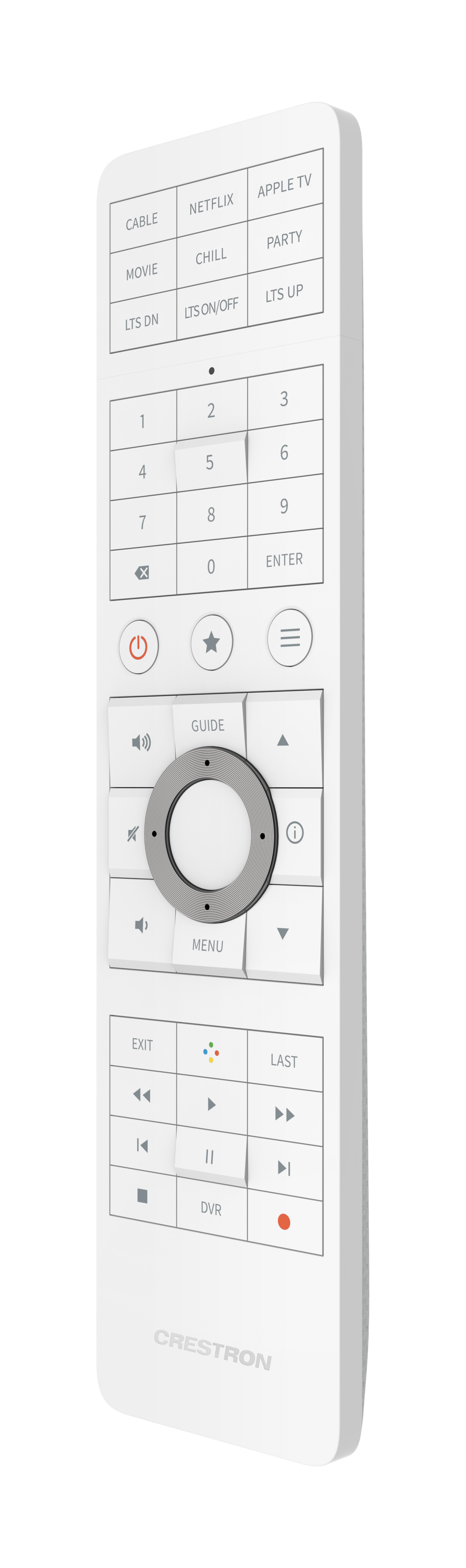 Crestron HR-310-W Handheld Remote, US and Canada, White