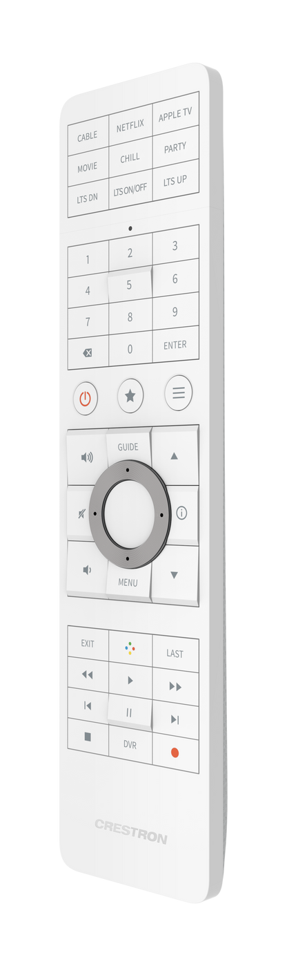 Crestron HR-310-W Handheld Remote, US and Canada, White