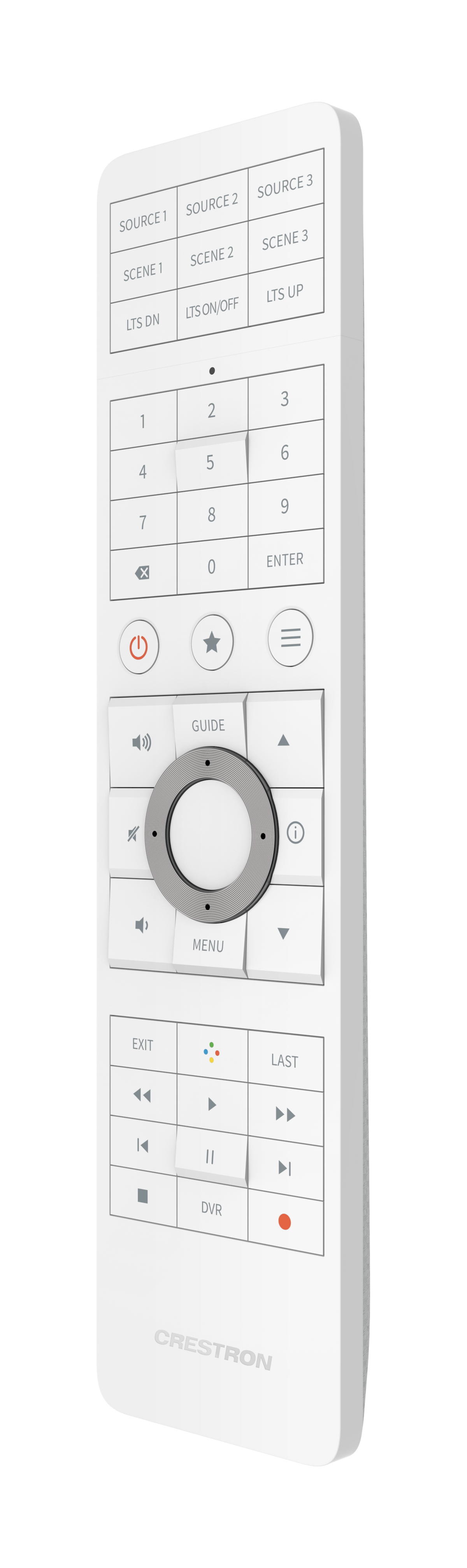 Crestron HR-310-W Handheld Remote, US and Canada, White