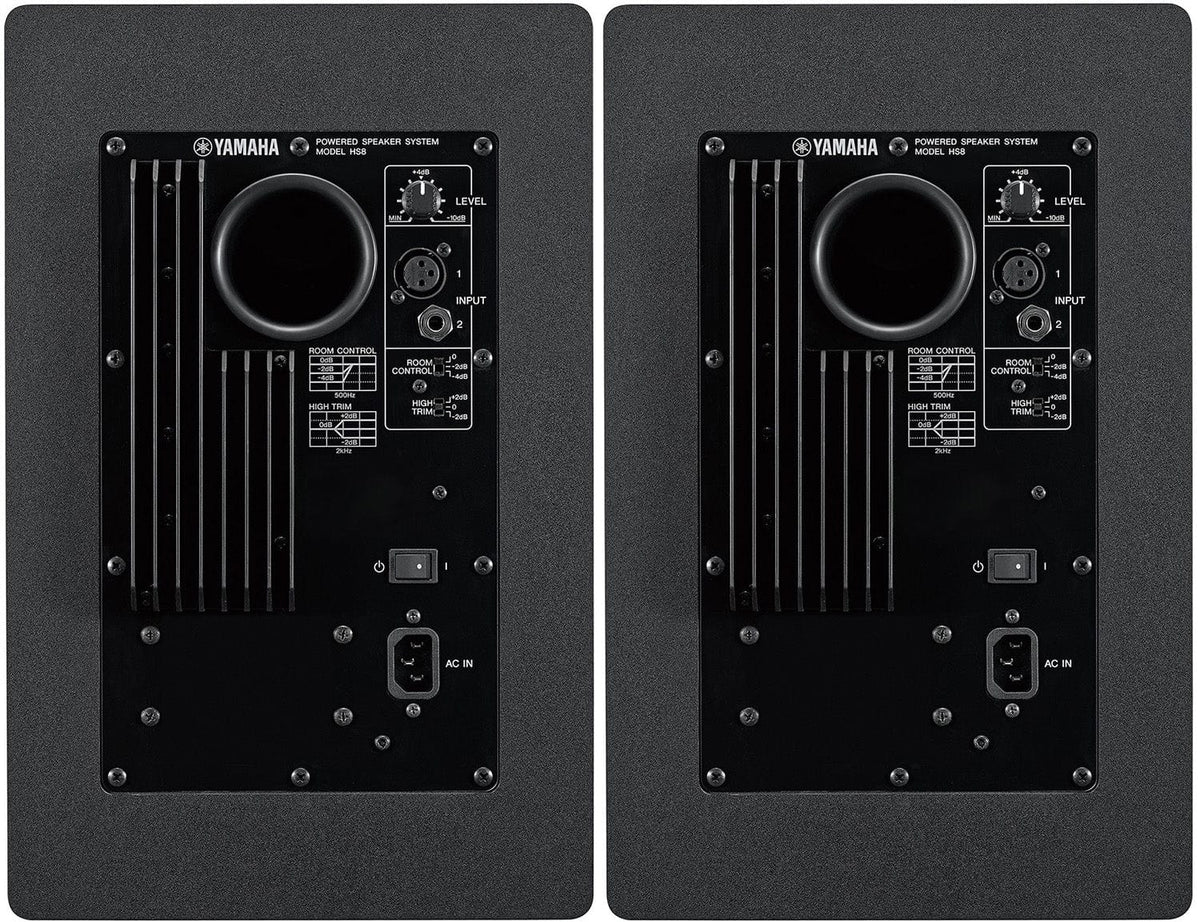 Hs8 Back Yamaha HS8 Studio Monitor – Solotech