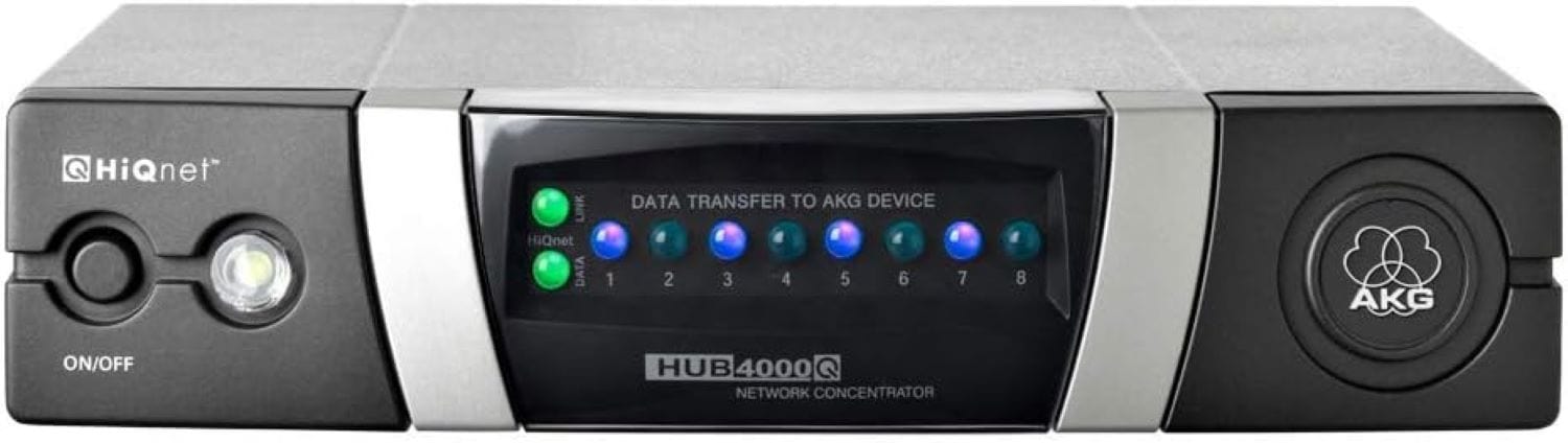 AKG HUB 4000 Q HIQNET Ethernet Interface for DMS700/WMS4000/WMS4500/IVM4/IVM4500 Wireless Systems - PSSL ProSound and Stage Lighting