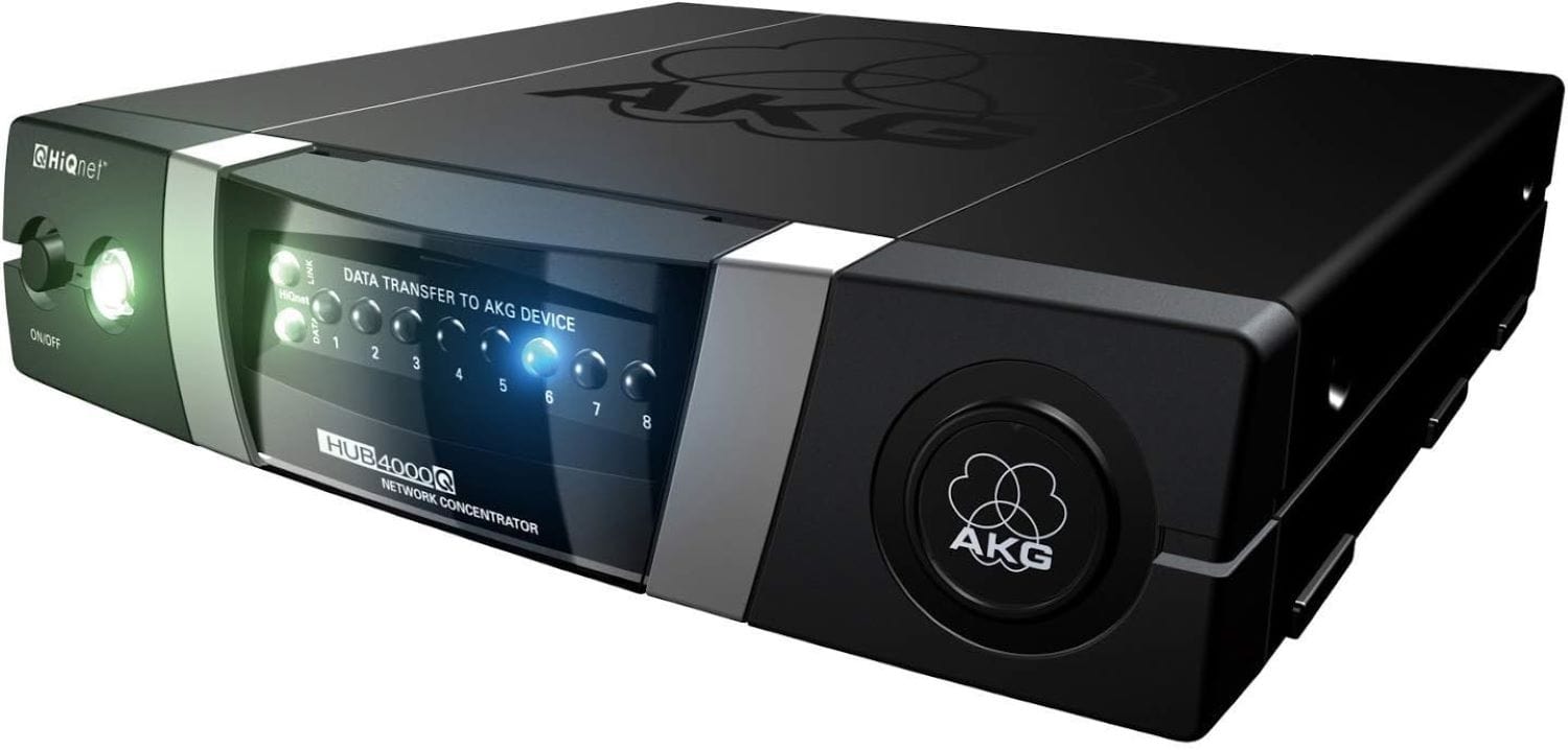 AKG HUB 4000 Q HIQNET Ethernet Interface for DMS700/WMS4000/WMS4500/IVM4/IVM4500 Wireless Systems - PSSL ProSound and Stage Lighting