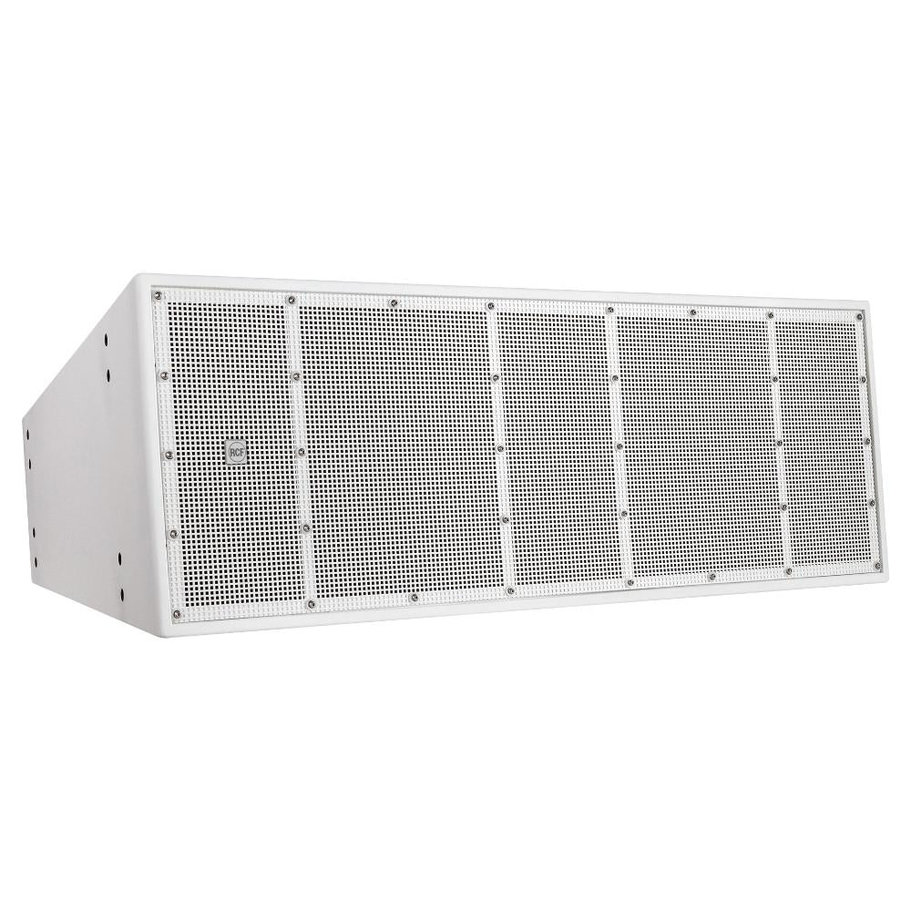 RCF HVL15-L W CUSTOM: Passive 7600W Dual 15" Long Throw 3-Way Speaker - 90° x 30° Coverage (White)