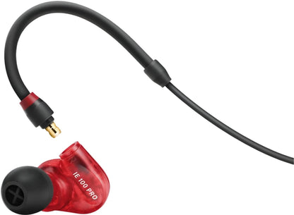 Sennheiser IE 100 PRO RED In-Ear Monitoring Headphones - PSSL ProSound and Stage Lighting