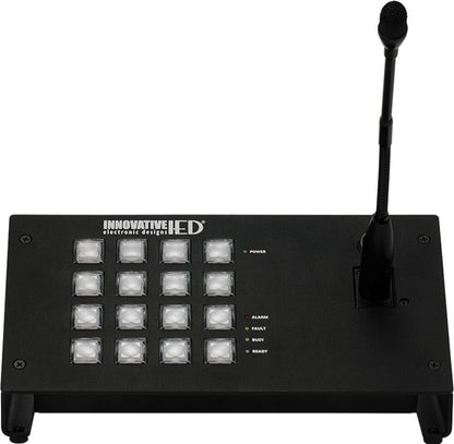 AtlasIED IED5416CS-G Globalcom Programmable Digital Communications Station - Gooseneck Microphone - PSSL ProSound and Stage Lighting