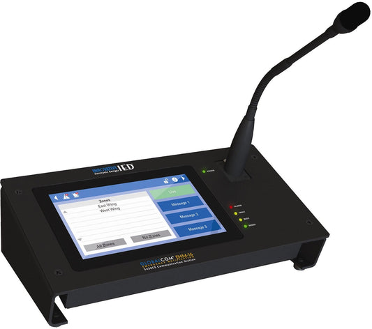 AtlasIED IED5450CS-G Globalcom Touch Screen Digital Communication Station - Gooseneck Microphone - PSSL ProSound and Stage Lighting