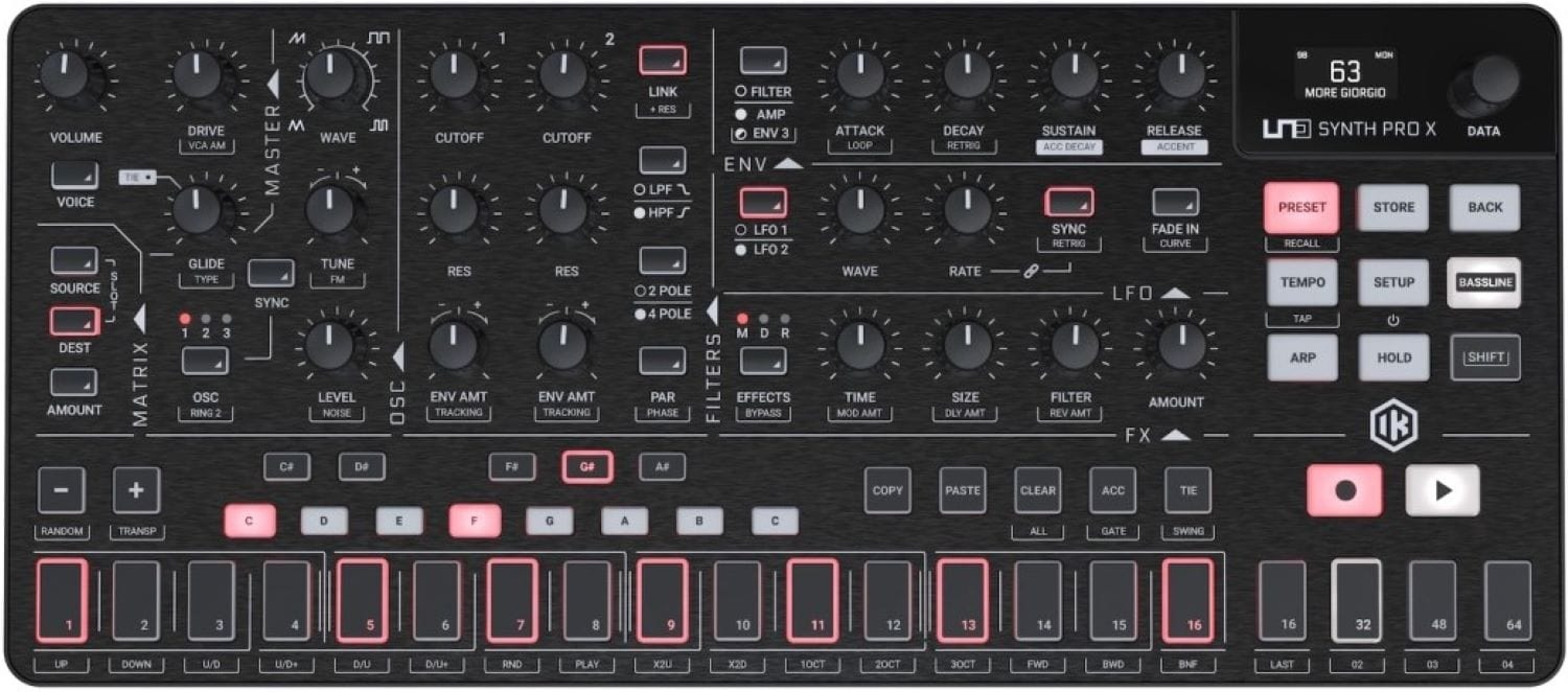 IK Multimedia Uno Synth Pro X Analog Desktop Module Synthesizer - PSSL ProSound and Stage Lighting