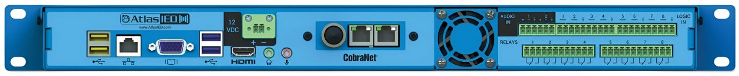 AtlasIED IP108-CS Globalcom Announcement Control System with 8 CobraNet Message Channels - PSSL ProSound and Stage Lighting