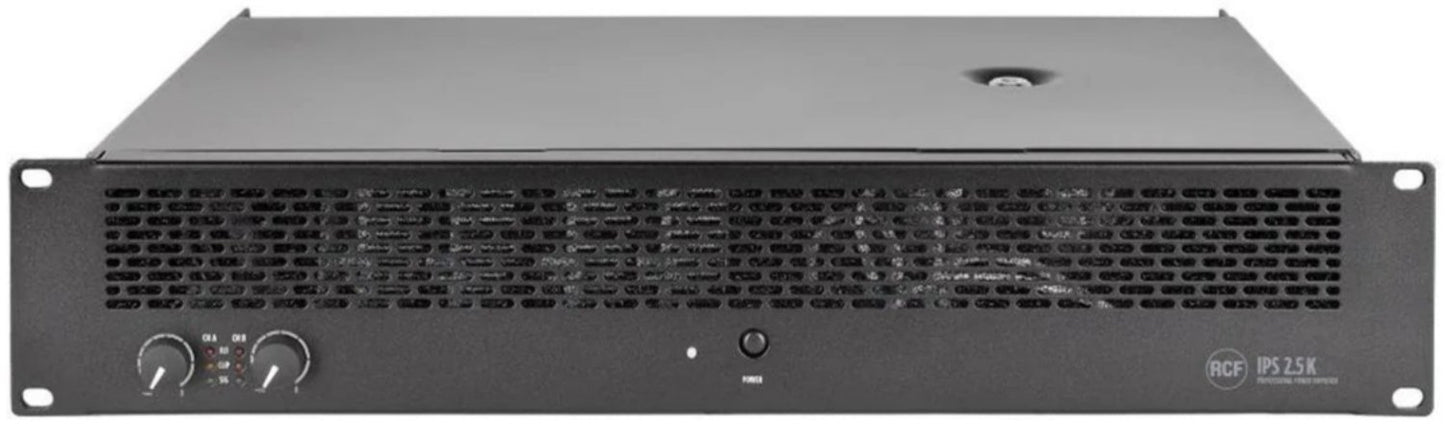 RCF IPS 2.5K Class H 2 Channel Power Amplifier - 2x 1250 Watt - PSSL ProSound and Stage Lighting