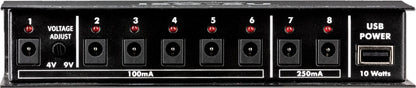 ART ISO-8U Multi-Output 8 DC / 1 USB Isolated Pedal Power Supply - PSSL ProSound and Stage Lighting