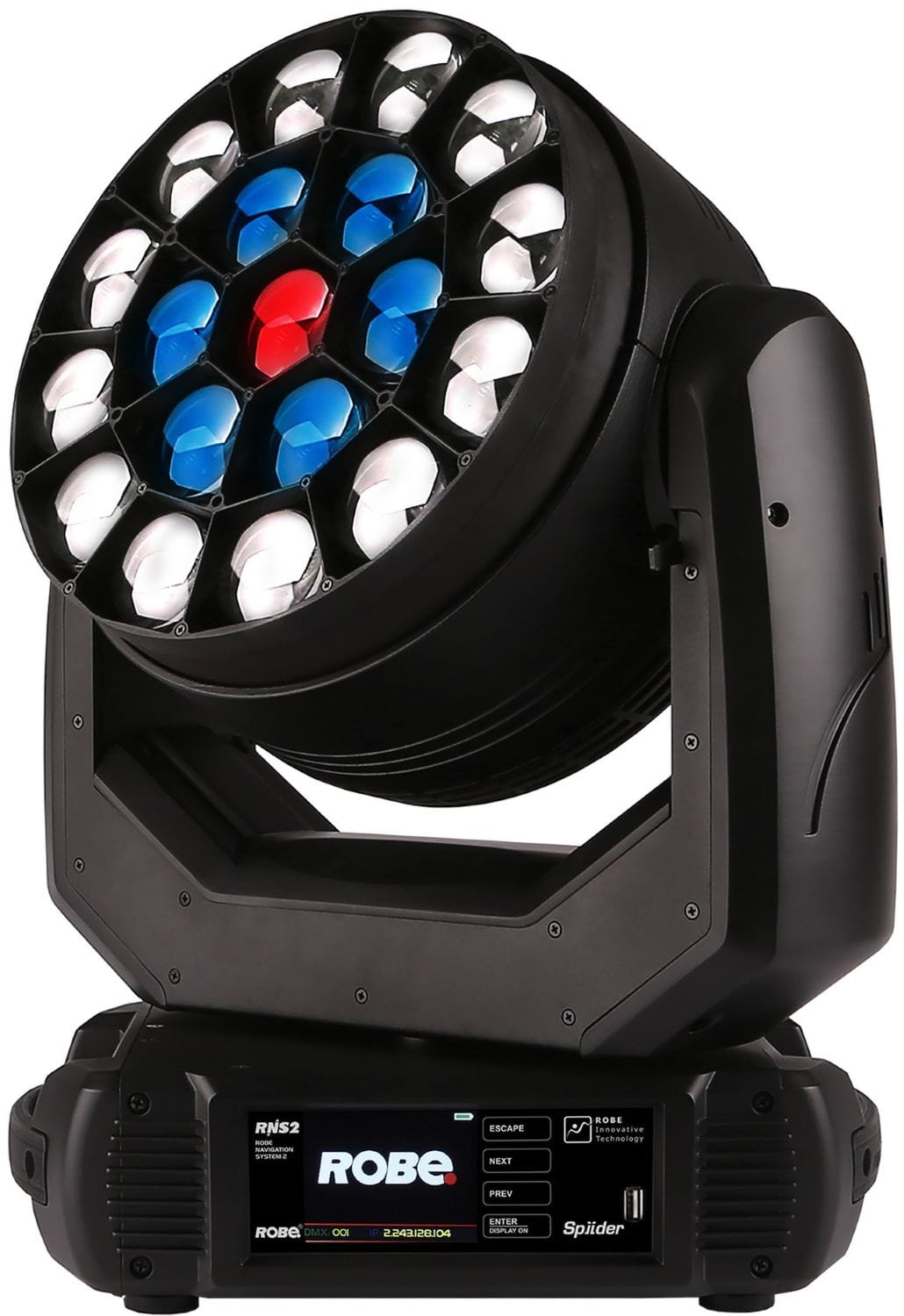 Robe iSpiider 1x 60W RGBW and 18x 40W RGBW LED IP65 WashBeam Set of 6 - PSSL ProSound and Stage Lighting