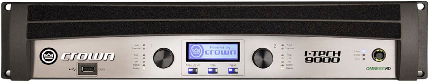 Crown IT9000HD 2 Channel 3500 Watt 4 Ohm Power Amplifier - PSSL ProSound and Stage Lighting