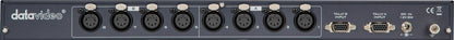 Datavideo ITC-100 Intercom for up to 8 Remote users - Includes base station, 20m (65ft) cables, headsets, belt packs & tally lights for 4 users
