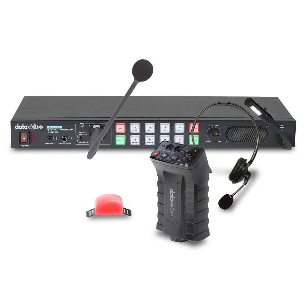 Datavideo ITC-300 Digital intercom system for up to 8 remote users
