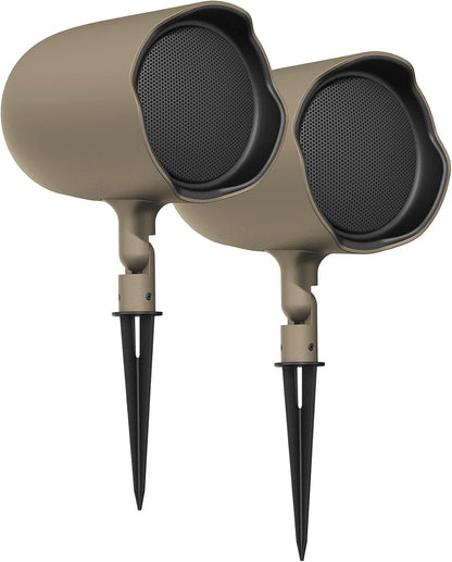 JBL JBL-GSF6-TN 6.5-Inch Ground-Stake Landscape Loudspeaker Pair - Tan (RAL7006) - PSSL ProSound and Stage Lighting