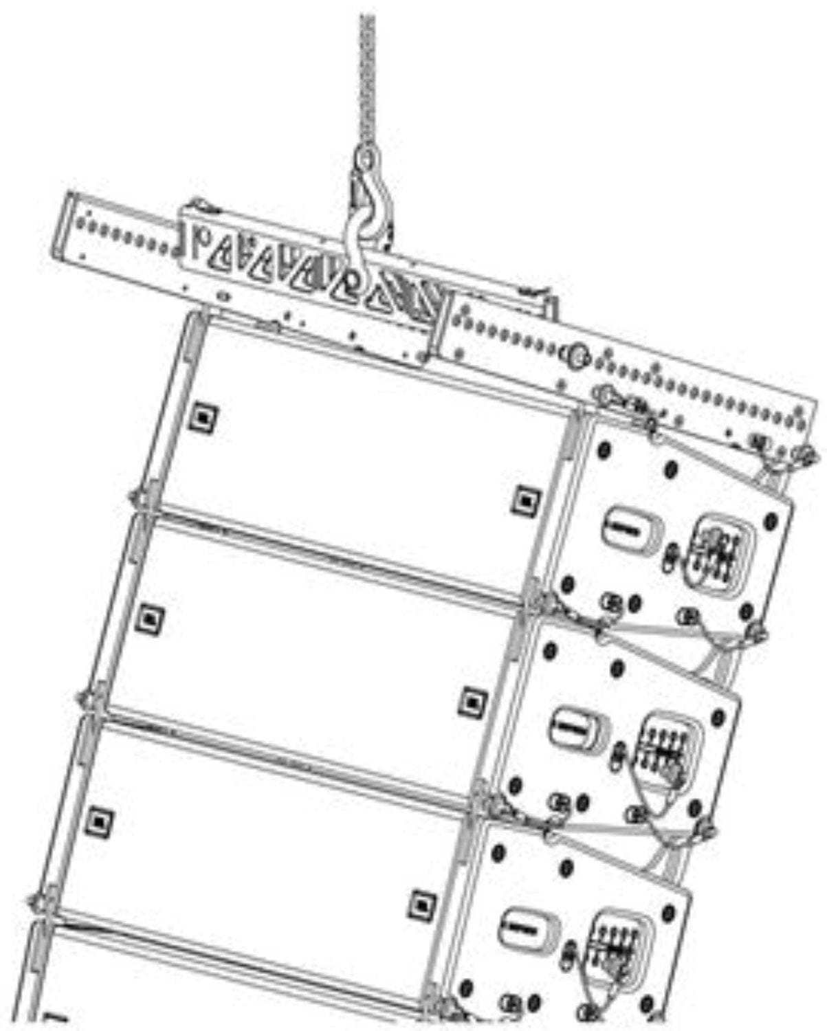 JBL P3253MX Mini Frame for VTX A6 and B15 - PSSL ProSound and Stage Lighting