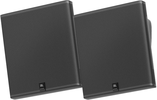 JBL JBL-SLP14/T-BK Sleek Low-Profile On-Wall 4.5-Inch Loudspeaker Pair - Black - PSSL ProSound and Stage Lighting