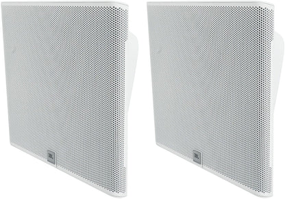 JBL JBL-SLP14/T-WH Sleek Low-Profile On-Wall 4.5-Inch Loudspeaker Pair - White - PSSL ProSound and Stage Lighting