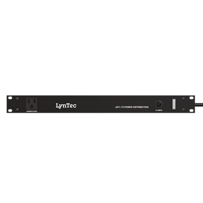 LynTec JG1115A 1U, 11 outlet, 15A, base level spike and noise suppression