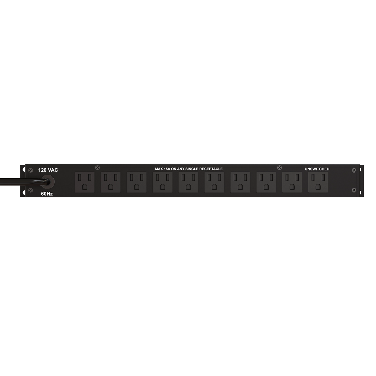LynTec JG1115A 1U, 11 outlet, 15A, base level spike and noise suppression