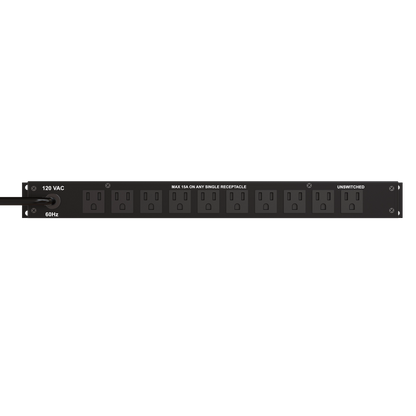 LynTec JG1115A 1U, 11 outlet, 15A, base level spike and noise suppression